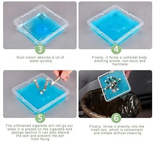 Disposable Smokeless Cigarette Ashtray � Odorless (Pack of 5 )