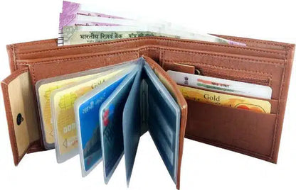Leather Wallet for Men (Brown)