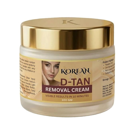 Korean D-Tan Removal Face Cream ( Pack of 1)