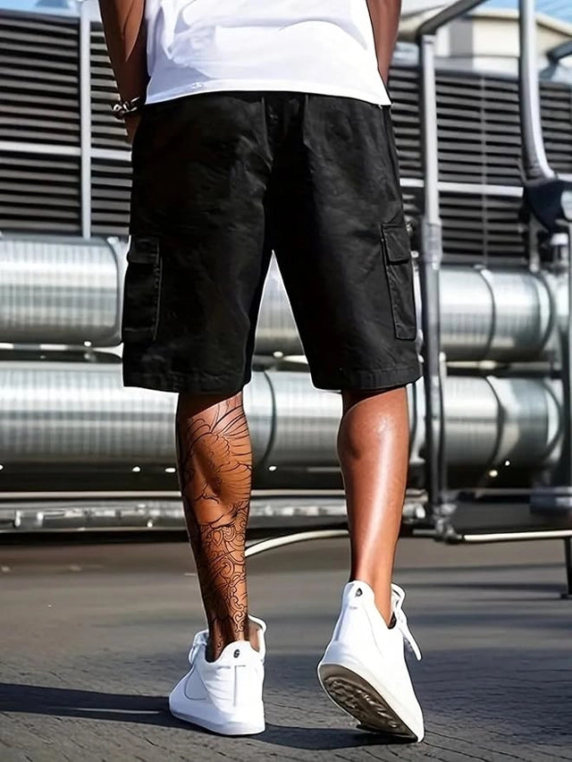 Men's Cotton Casual Cargo Shorts Pack of 1