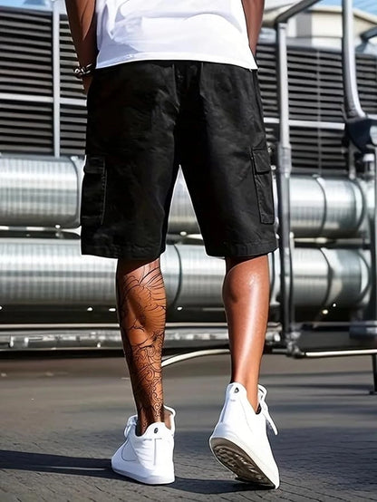Men's Cotton Casual Cargo Shorts Pack of 1