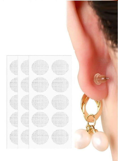 Premium Earlobe Support Patches for Heavy Earrings (100 Pcs)