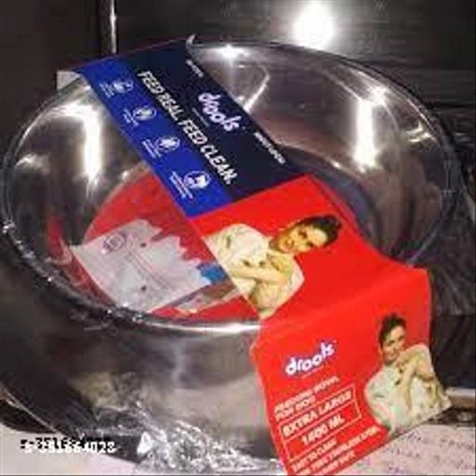 Stainless Steel Feeding Bowl for Pet (Multicolor, 800 ml)