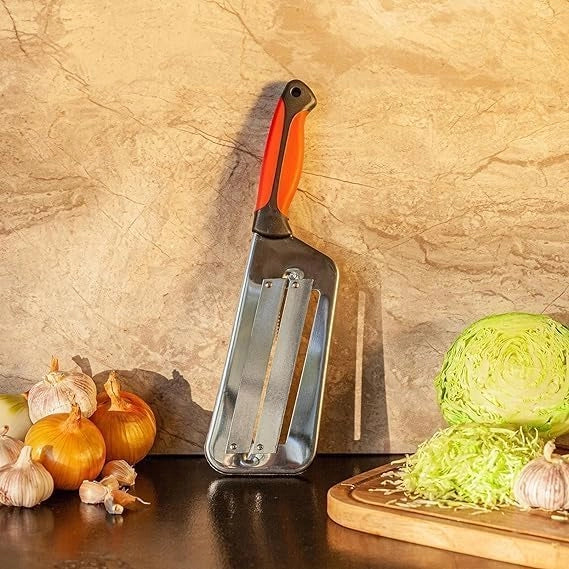 2-Blade Vegetable Cutter & Slicer Multi-Functional Slicing Knife with Peeler