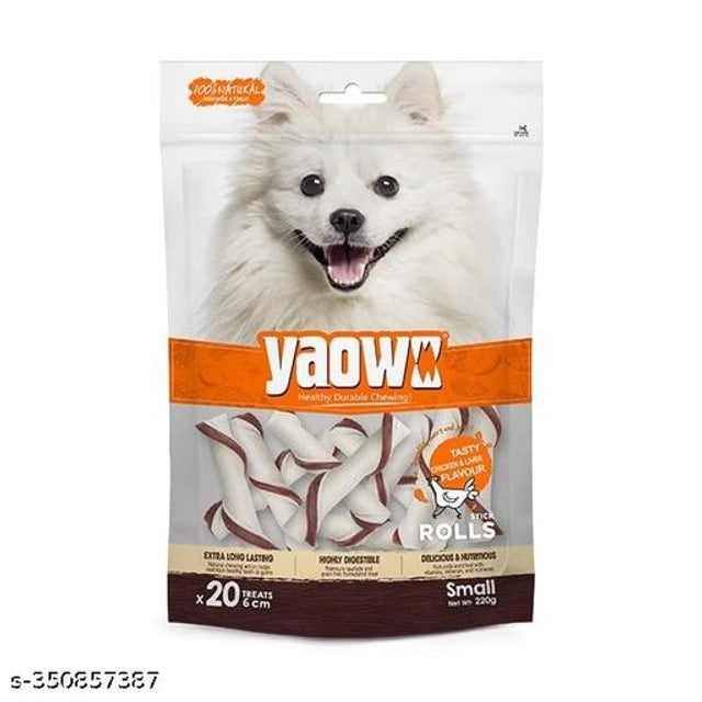 Yaowo Rawhide Sticks (Pack of 20)